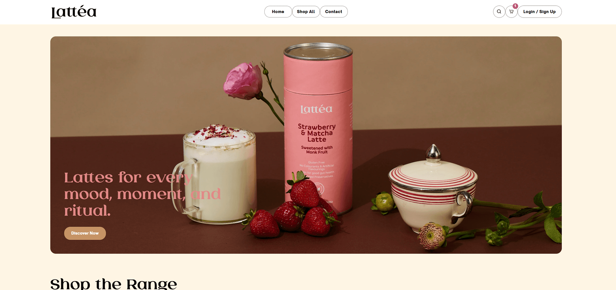 Lattea.co.za: Premium Wellness Brand eCommerce Launch web development project in South Africa